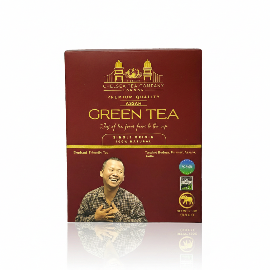 Tenzing Bodosa Luxury Assam Green Tea.