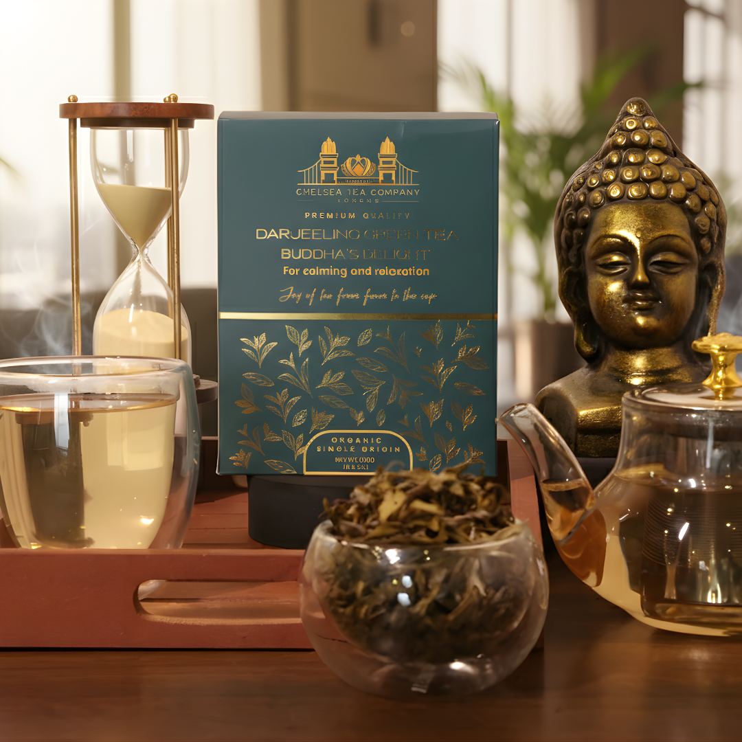 Darjeeling Ultra Premium Organic Green Tea Buddha's Delight.