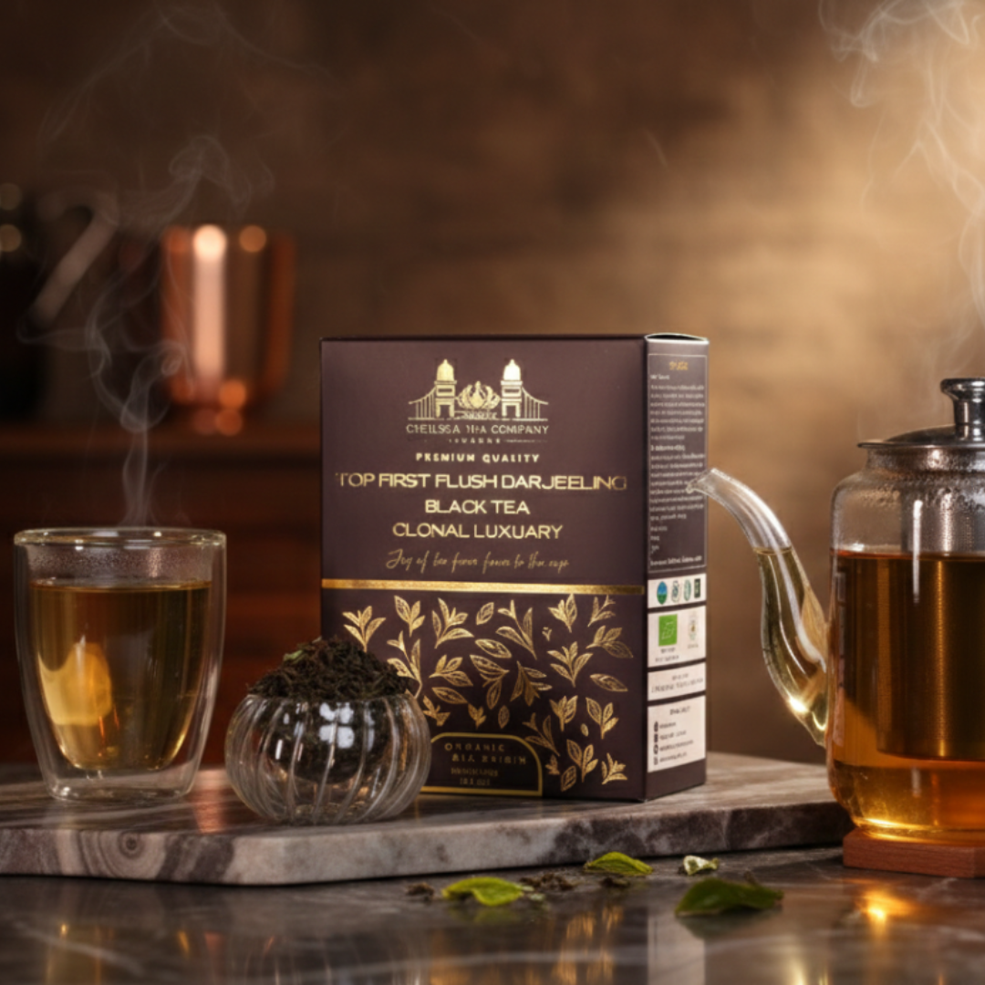 Top First Flush Darjeeling Organic Black Tea Clonal Luxury 2026
